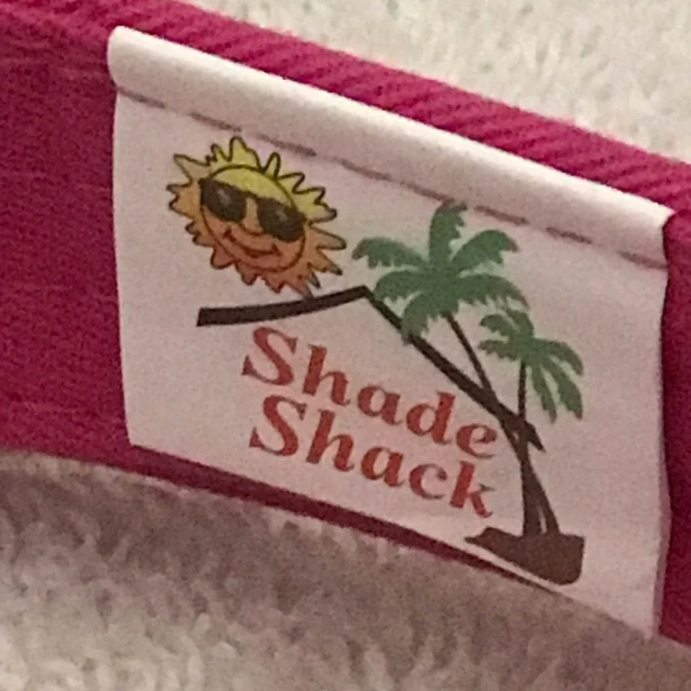 Shade Shack for Pensacola Beach Adjustable Pink Travel Visor